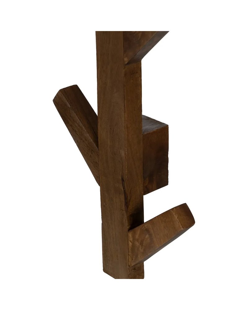 PERCHERO MIEL MADERA DE MANGO DECORACIÓN 23 X 7 X 78 CM