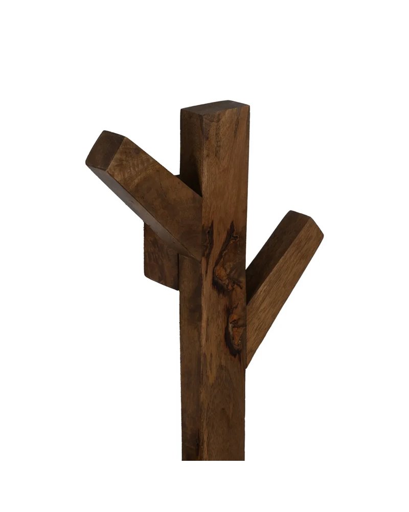 PERCHERO MIEL MADERA DE MANGO DECORACIÓN 23 X 7 X 98 CM