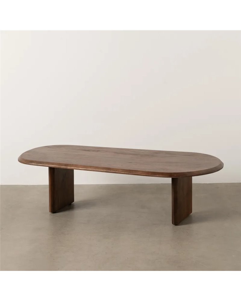 MESA CENTRO MIEL MADERA DE MANGO 120 X 60 X 32 CM