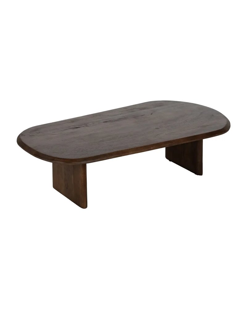 MESA CENTRO MIEL MADERA DE MANGO 120 X 60 X 32 CM