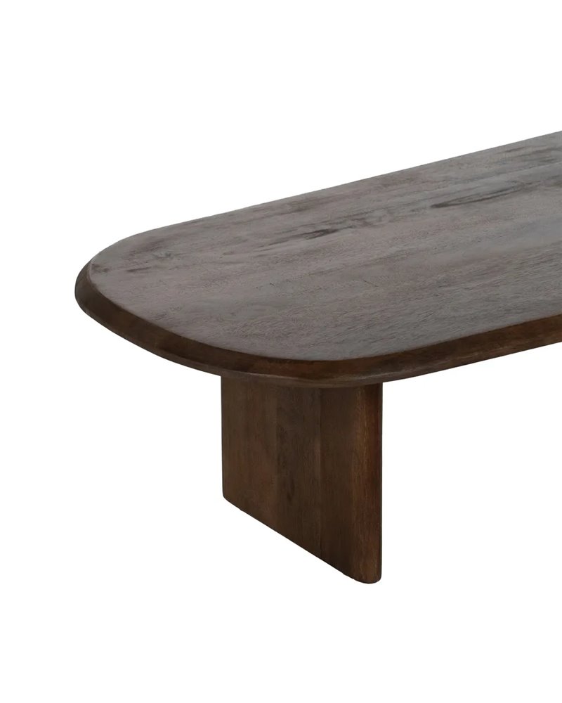 MESA CENTRO MIEL MADERA DE MANGO 120 X 60 X 32 CM
