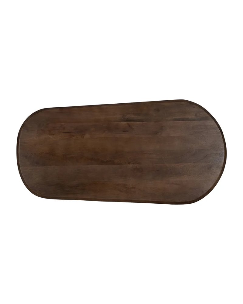 MESA CENTRO MIEL MADERA DE MANGO 120 X 60 X 32 CM