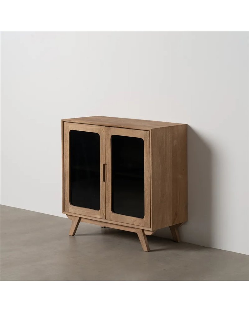 MUEBLE AUXILIAR NATURAL MADERA DE MANGO 81 X 41 X 83 CM