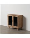 MUEBLE AUXILIAR NATURAL MADERA DE MANGO 81 X 41 X 83 CM