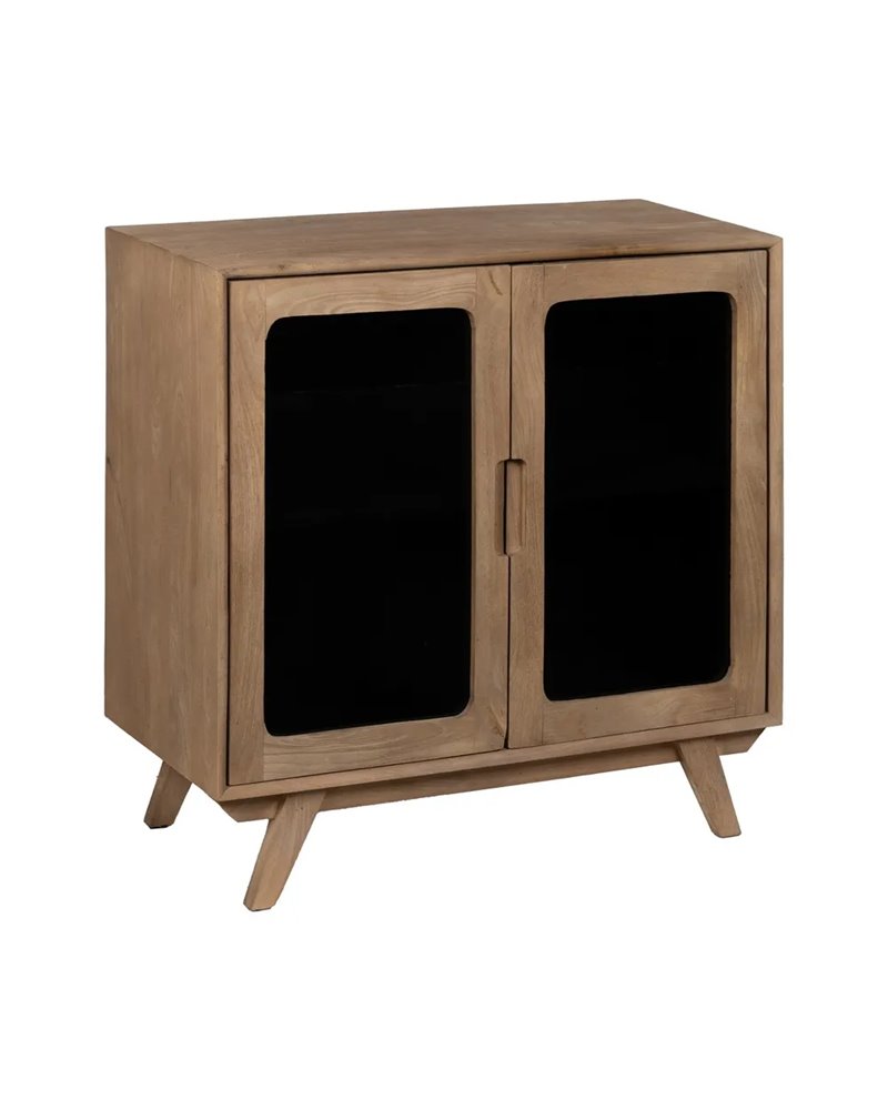 MUEBLE AUXILIAR NATURAL MADERA DE MANGO 81 X 41 X 83 CM