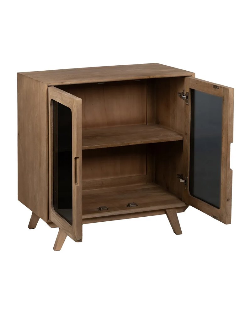 MUEBLE AUXILIAR NATURAL MADERA DE MANGO 81 X 41 X 83 CM