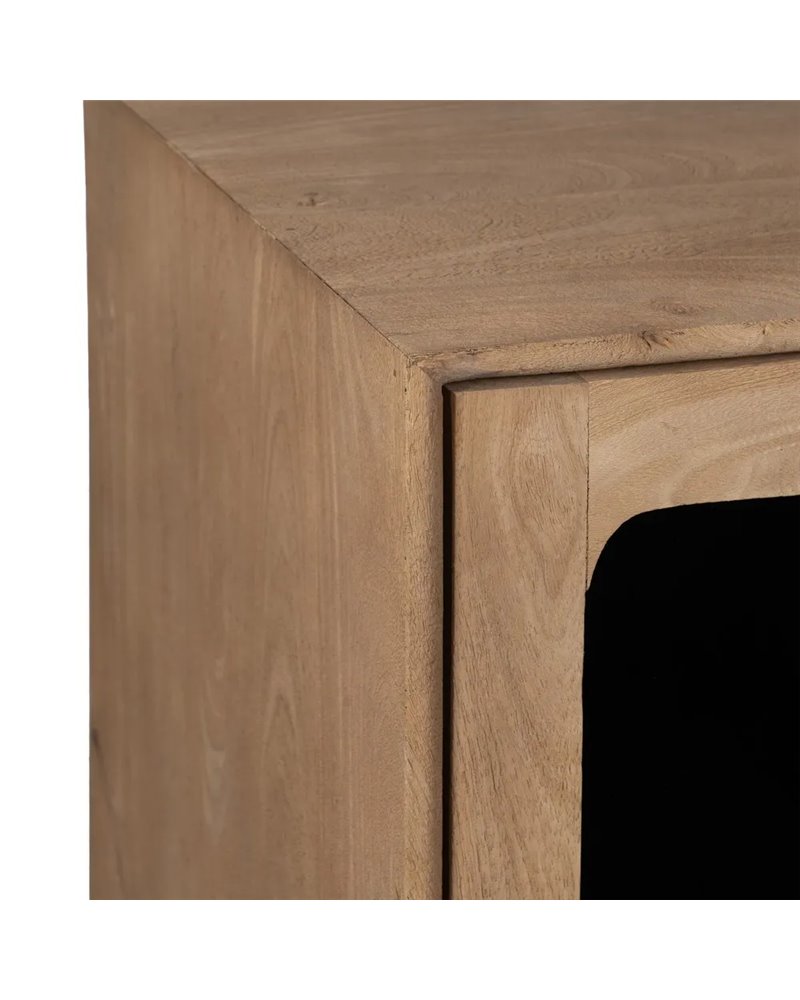 MUEBLE AUXILIAR NATURAL MADERA DE MANGO 81 X 41 X 83 CM