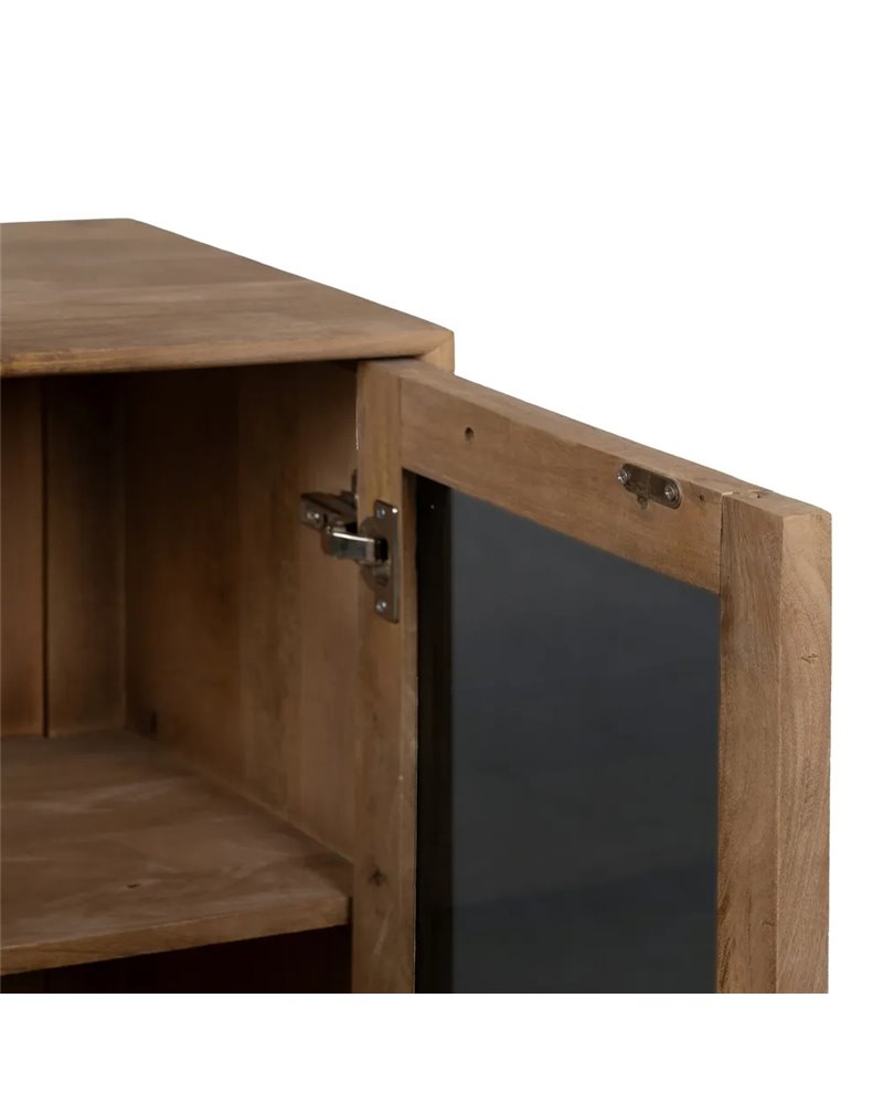 MUEBLE AUXILIAR NATURAL MADERA DE MANGO 81 X 41 X 83 CM