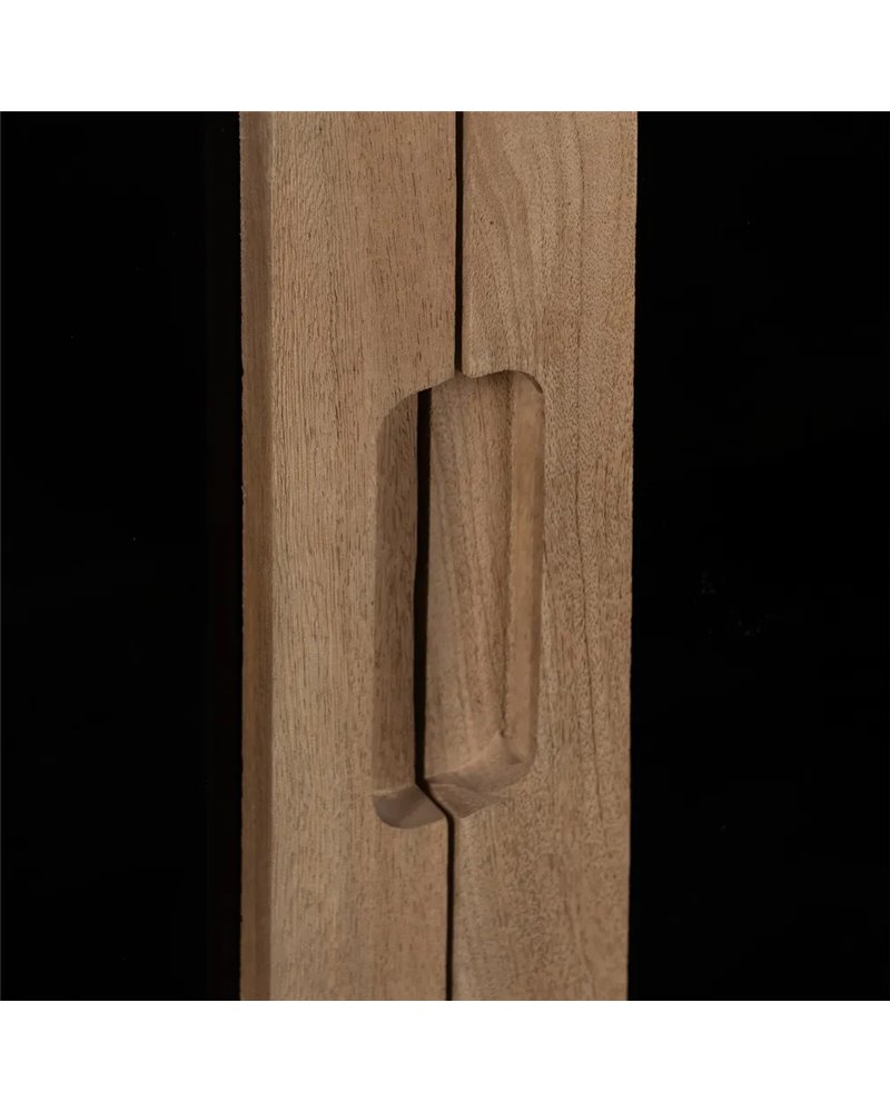 MUEBLE AUXILIAR NATURAL MADERA DE MANGO 81 X 41 X 83 CM