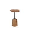MESA AUXILIAR NATURAL MADERA DE ACACIA 35 X 35 X 55 CM