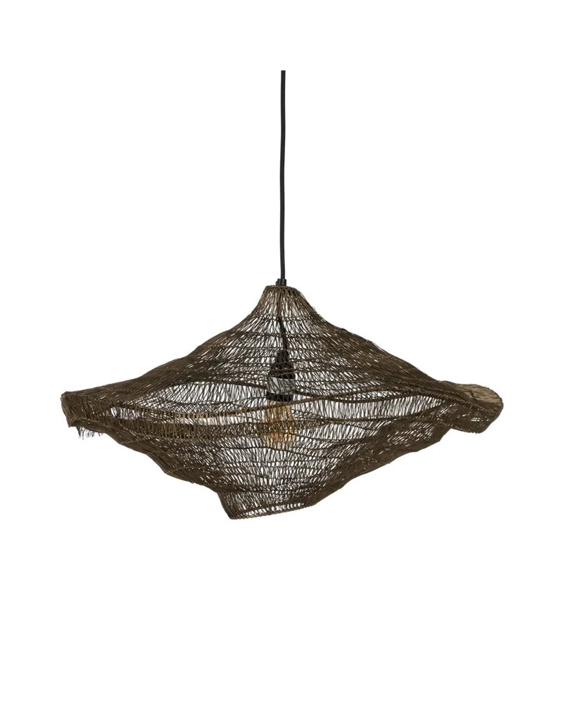 LÁMPARA TECHO ORO VIEJO METAL 61 X 61 X 30 CM