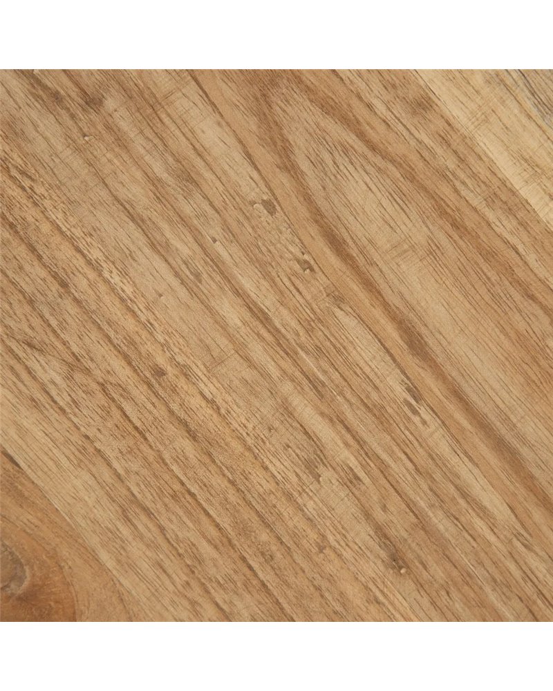MESA AUXILIAR NATURAL MADERA MINDI SALÓN 40 X 40 X 45 CM