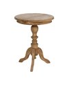 MESA AUXILIAR NATURAL MADERA MINDI SALÓN 50 X 50 X 64 CM