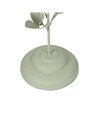 PORTAVELAS HOJAS METAL 8 X 8 X 26 CM
