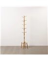 PERCHERO NATURAL BAMBÚ DECORACIÓN 36 X 36 X 162 CM