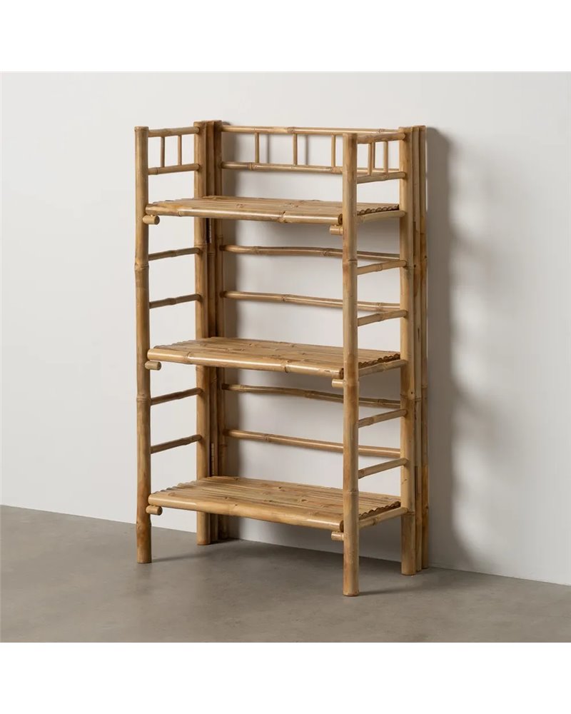 ESTANTERÍA NATURAL BAMBÚ 61 X 34 X 104 CM ESTANTERÍA NATURAL BAMBÚ 61 X 34 X 104 CM
