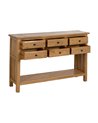 CONSOLA NATURAL MADERA MINDI ENTRADA 130 X 35 X 85 CM