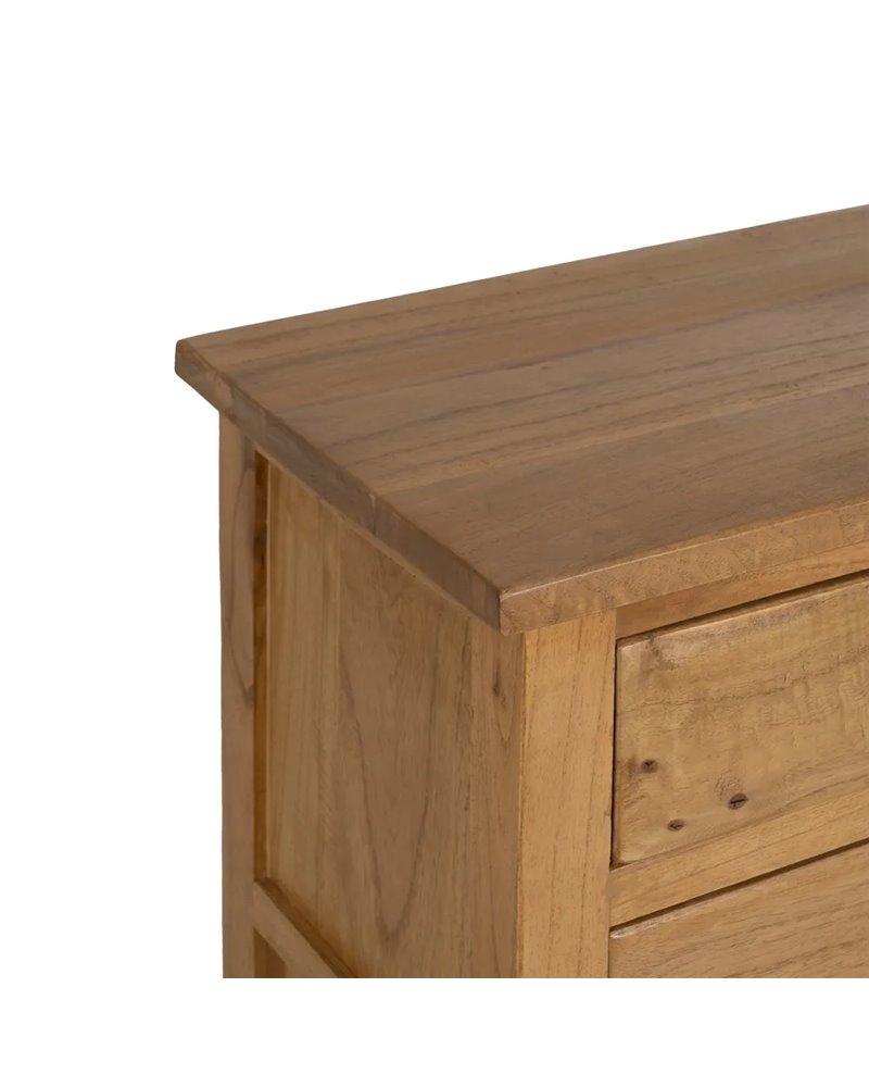 CONSOLA NATURAL MADERA MINDI ENTRADA 130 X 35 X 85 CM