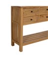 CONSOLA NATURAL MADERA MINDI ENTRADA 130 X 35 X 85 CM