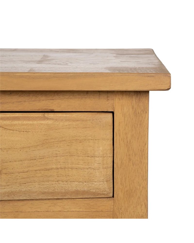 CONSOLA NATURAL MADERA MINDI ENTRADA 130 X 35 X 85 CM