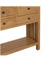 CONSOLA NATURAL MADERA MINDI ENTRADA 130 X 35 X 85 CM