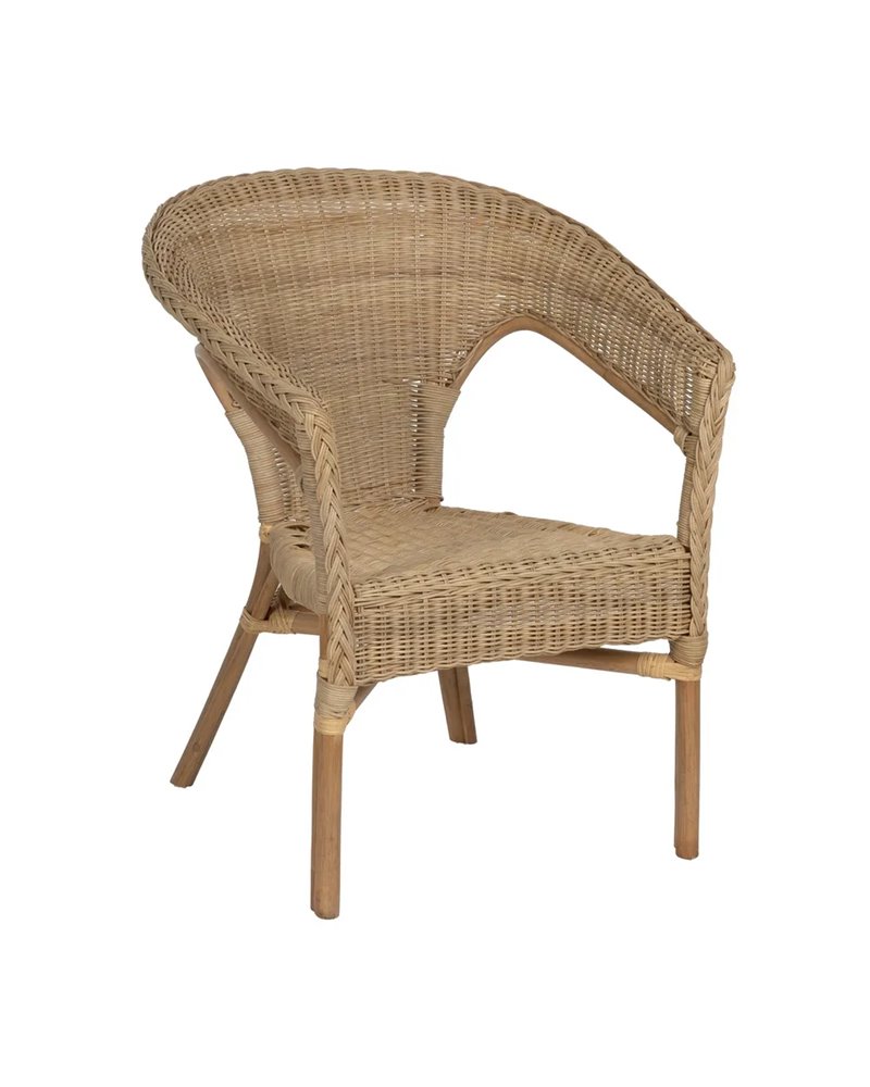 SILLA MIEL RATÁN SALÓN 60 X 62 X 78 CM