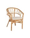 SILLA NATURAL RATÁN SALÓN 58 X 59 X 78 CM