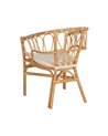 SILLA NATURAL RATÁN SALÓN 58 X 59 X 78 CM