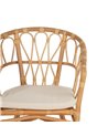 SILLA NATURAL RATÁN SALÓN 58 X 59 X 78 CM