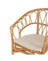 SILLA NATURAL RATÁN SALÓN 58 X 59 X 78 CM