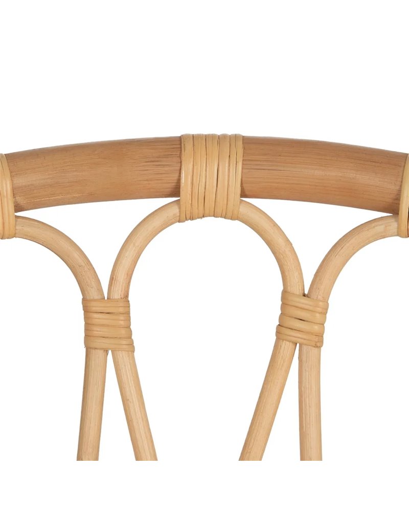 SILLA NATURAL RATÁN SALÓN 58 X 59 X 78 CM
