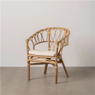 SILLA MIEL RATÁN SALÓN 58 X 59 X 78 CM