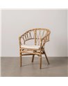 SILLA MIEL RATÁN SALÓN 58 X 59 X 78 CM