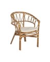 SILLA MIEL RATÁN SALÓN 58 X 59 X 78 CM