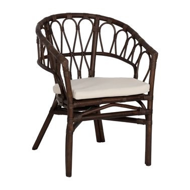 SILLA MARRÓN RATÁN SALÓN 58...