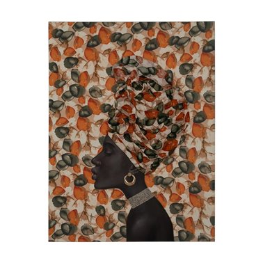 PINTURA AFRICANA LIENZO 90 X 3,50 X 120 CM