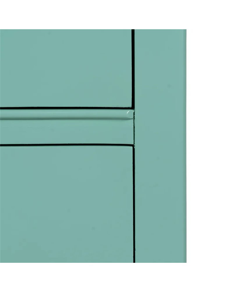 CÓMODA TURQUESA MADERA 93 X 38 X 78 CM