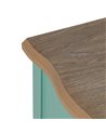 MESITA TURQUESA MADERA 80 X 38 X 65,50 CM