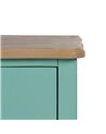 MESITA TURQUESA MADERA 80 X 38 X 65,50 CM