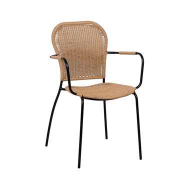 SILLA NATURAL PE-ACERO...