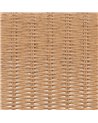 SILLA NATURAL PE-ACERO SALÓN 57 X 57 X 87 CM