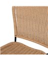 TABURETE NATURAL PE-ACERO SALÓN 59 X 59 X 116,50 CM