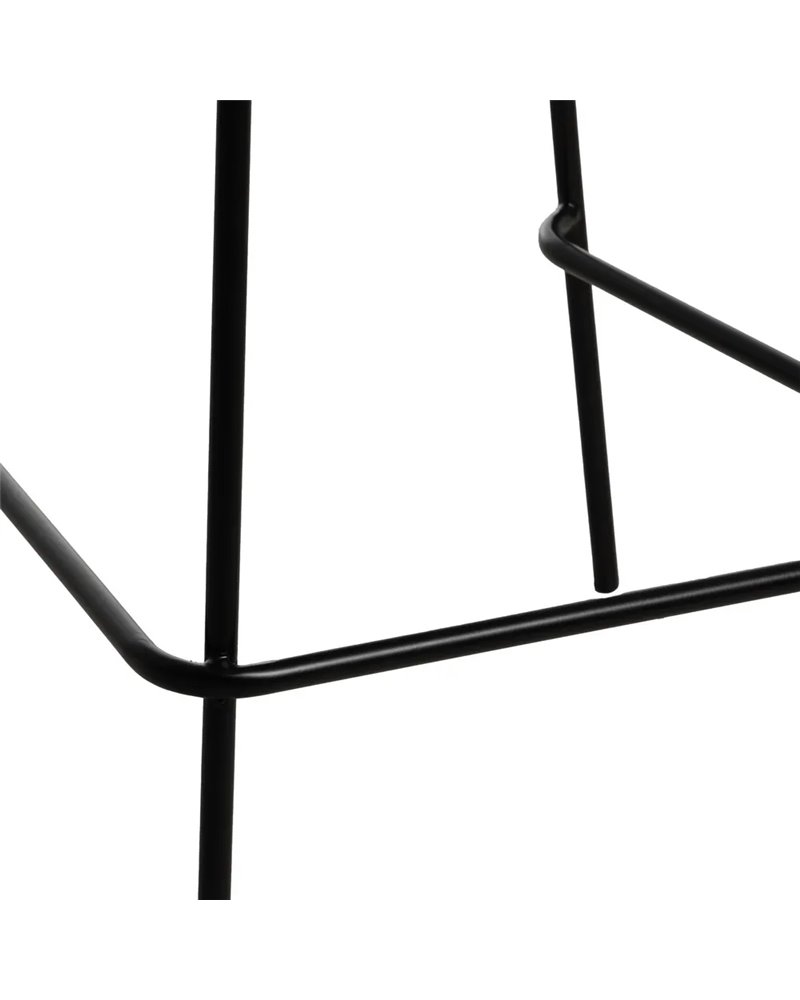 TABURETE NATURAL PE-ACERO SALÓN 59 X 59 X 116,50 CM
