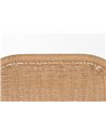 TABURETE NATURAL PE-ACERO SALÓN 59 X 59 X 116,50 CM