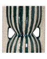 JARRÓN VERDE CERÁMICA 13,70 X 10,50 X 27 CM