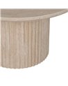 MESA CENTRO BEIGE PIEDRA MDF DECORACIÓN 70 X 70 X 38,50 CM