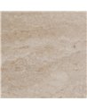 MESA COMEDOR BEIGE PIEDRA MDF DECORACIÓN 90 X 90 X 76 CM