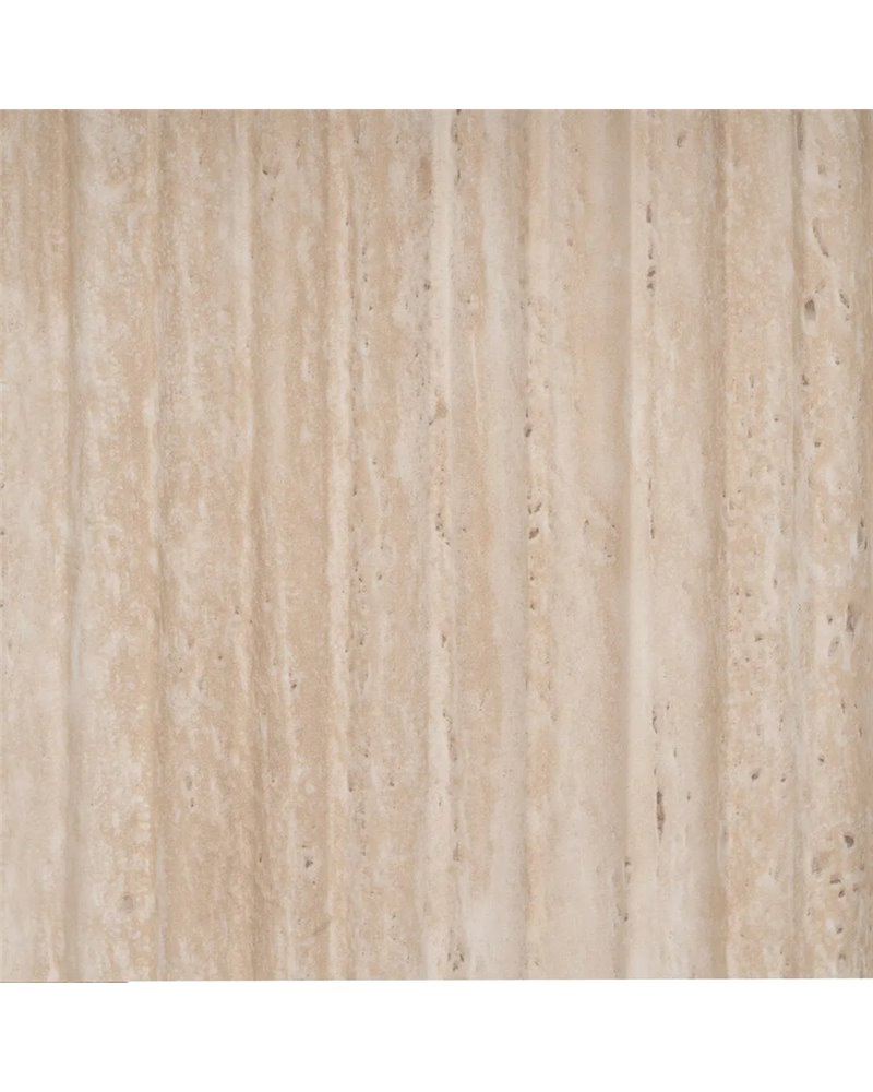 MESA COMEDOR BEIGE PIEDRA MDF DECORACIÓN 90 X 90 X 76 CM