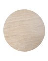 MESA COMEDOR BEIGE PIEDRA MDF DECORACIÓN 90 X 90 X 76 CM