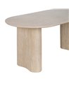MESA COMEDOR BEIGE PIEDRA MDF DECORACIÓN 180 X 90 X 76 CM